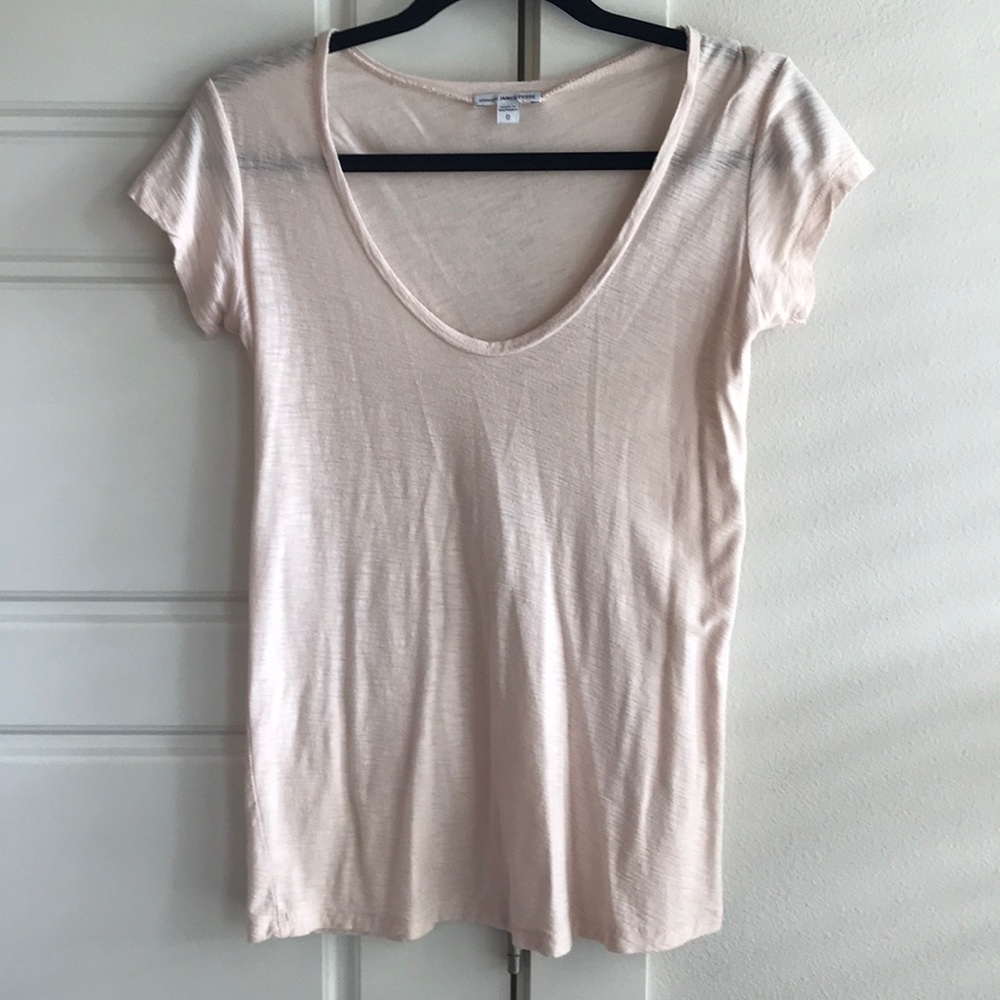 James Perse Light Pink Shirt 0